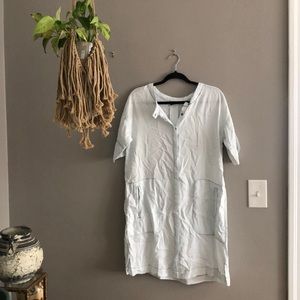 Chambray pocket dress